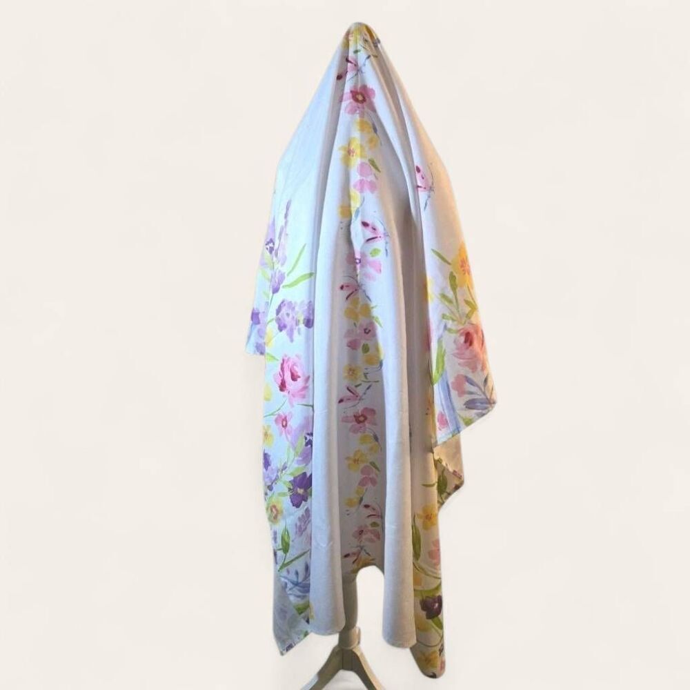 Rectangular Spring Floral Tablecloth